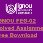 Ignou-Feg-2-solved-assignment