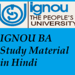 IGNOU BA Study Material in Hindi
