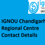 IGNOU Chandigarh Regional Centre Contact Details