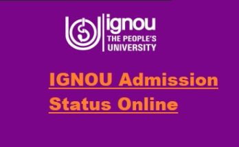 Ignou-admission-status-check-online