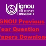 Ignou-previous-year-question-papers