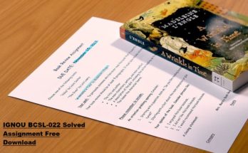 ignou-bcsl-022-solved-assignment