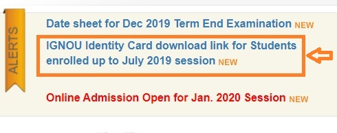 IGNOU-id-card-download